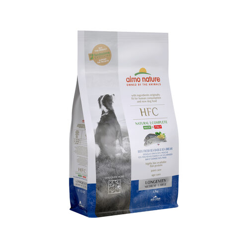 Almo Nature HFC Longevity Medium-Large Hondenvoer - Zeebaars & Zeebrasem