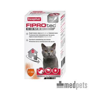 Produktbild von Beaphar Fiprotec Combo Spot-on Katze