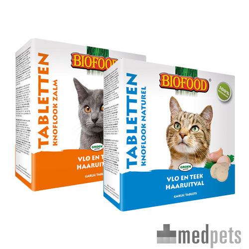 Product afbeelding van Biofood Kat Knoflooktabletten