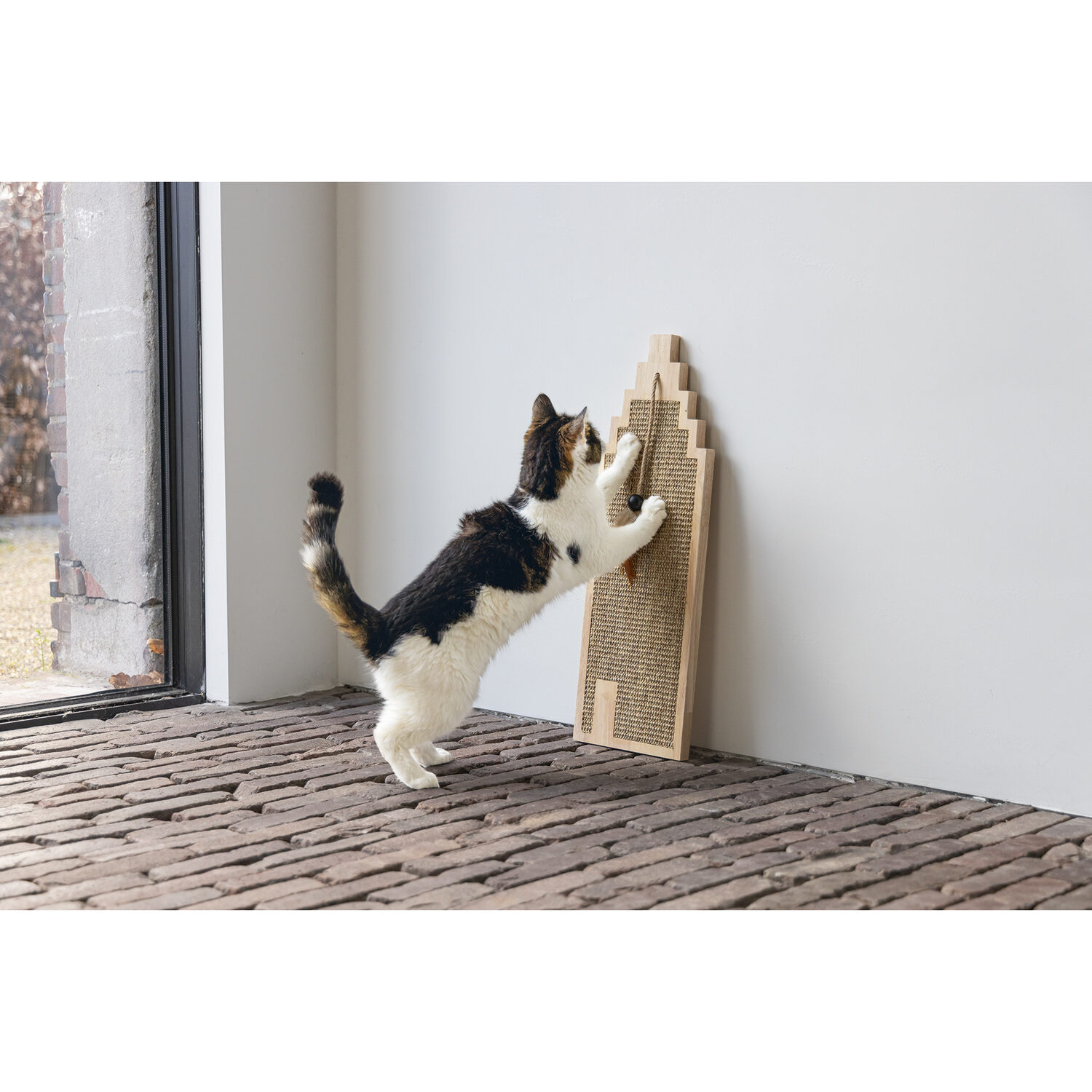 Designed by Lotte Ribbed - Krabpaal - Terra - 35x35x50 cm - Designed by