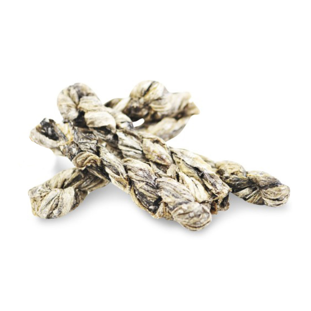 Fish4Dogs Dental Sea Jerky Fish Strips Skóra Rybna 100g - FISH4DOGS