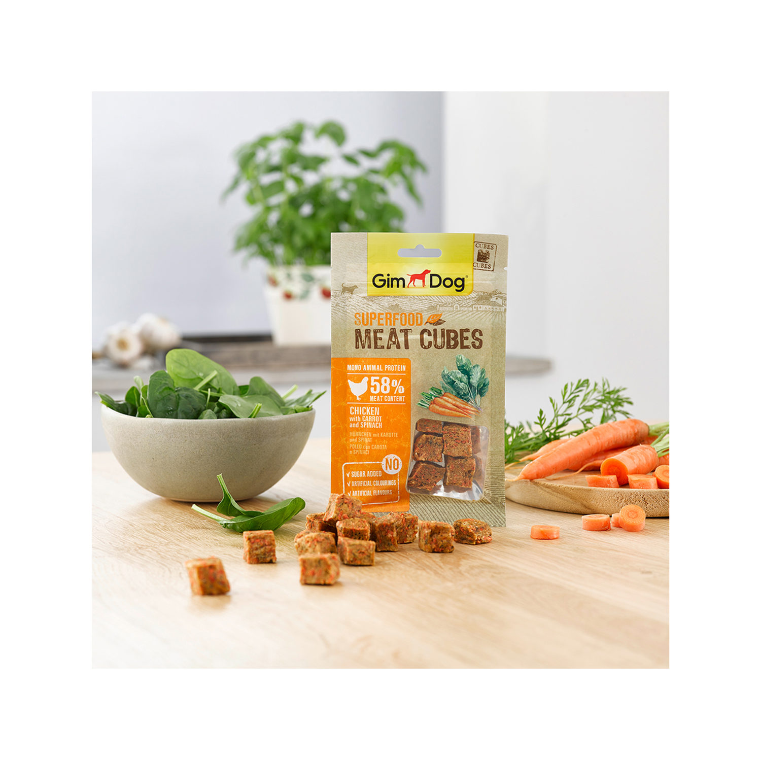 GimDog Superfood Meat Cubes Dogs Vetsend.co.uk