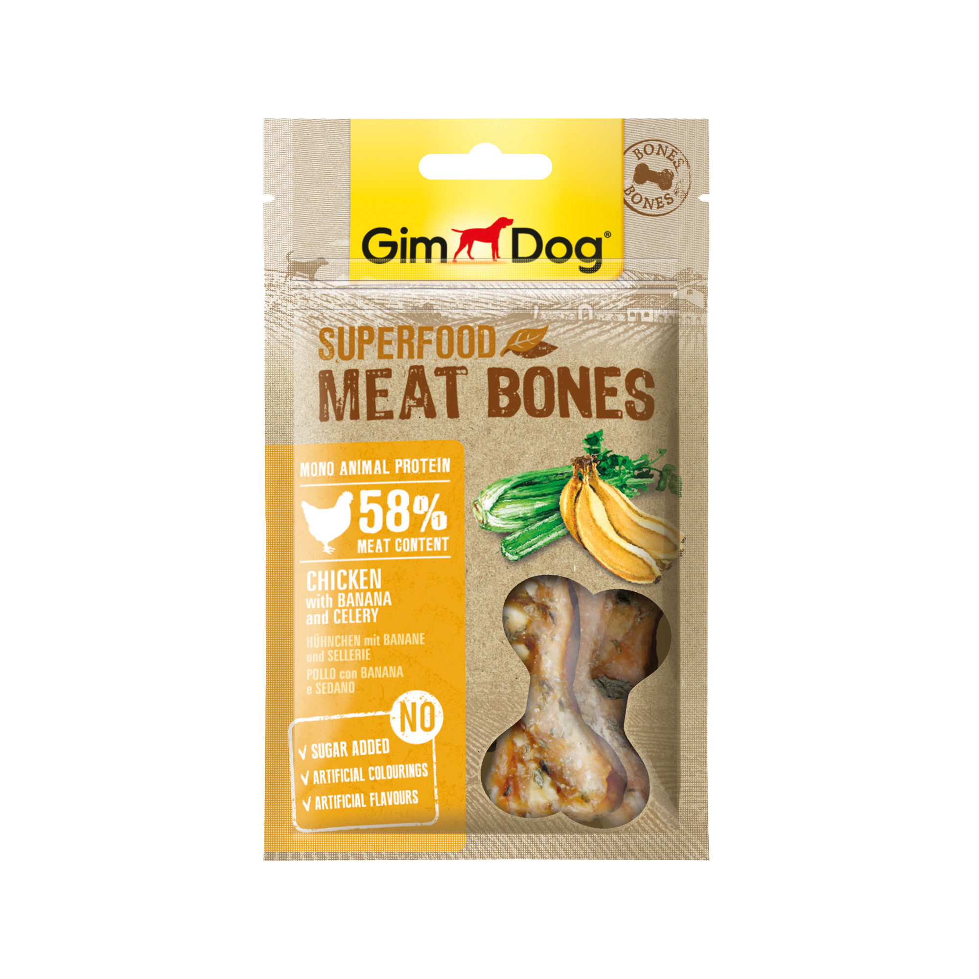 GimDog Superfood Meat Bones Mixpackung Hunde