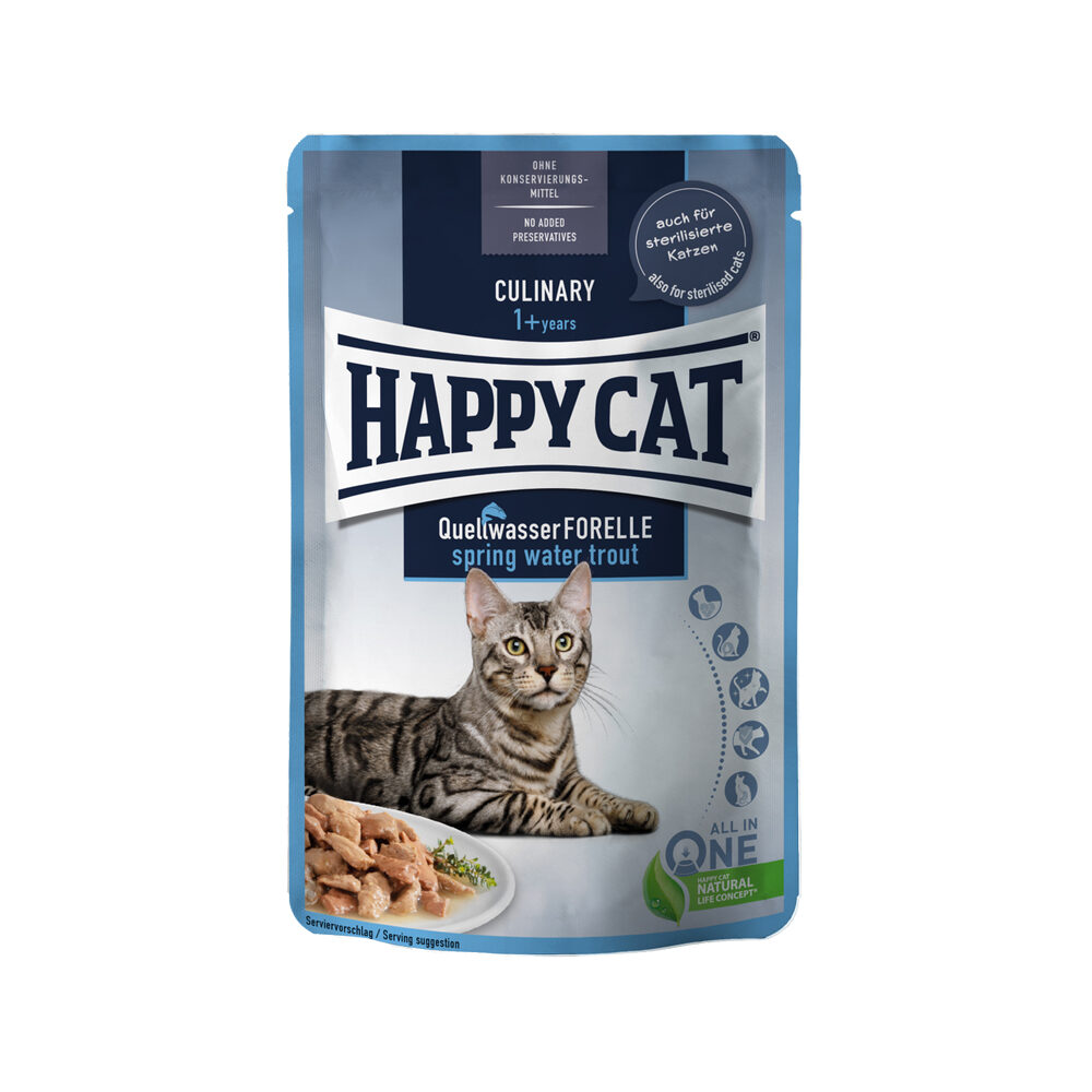Happy Cat Culinary Maaltijdzakje Forel Kat
