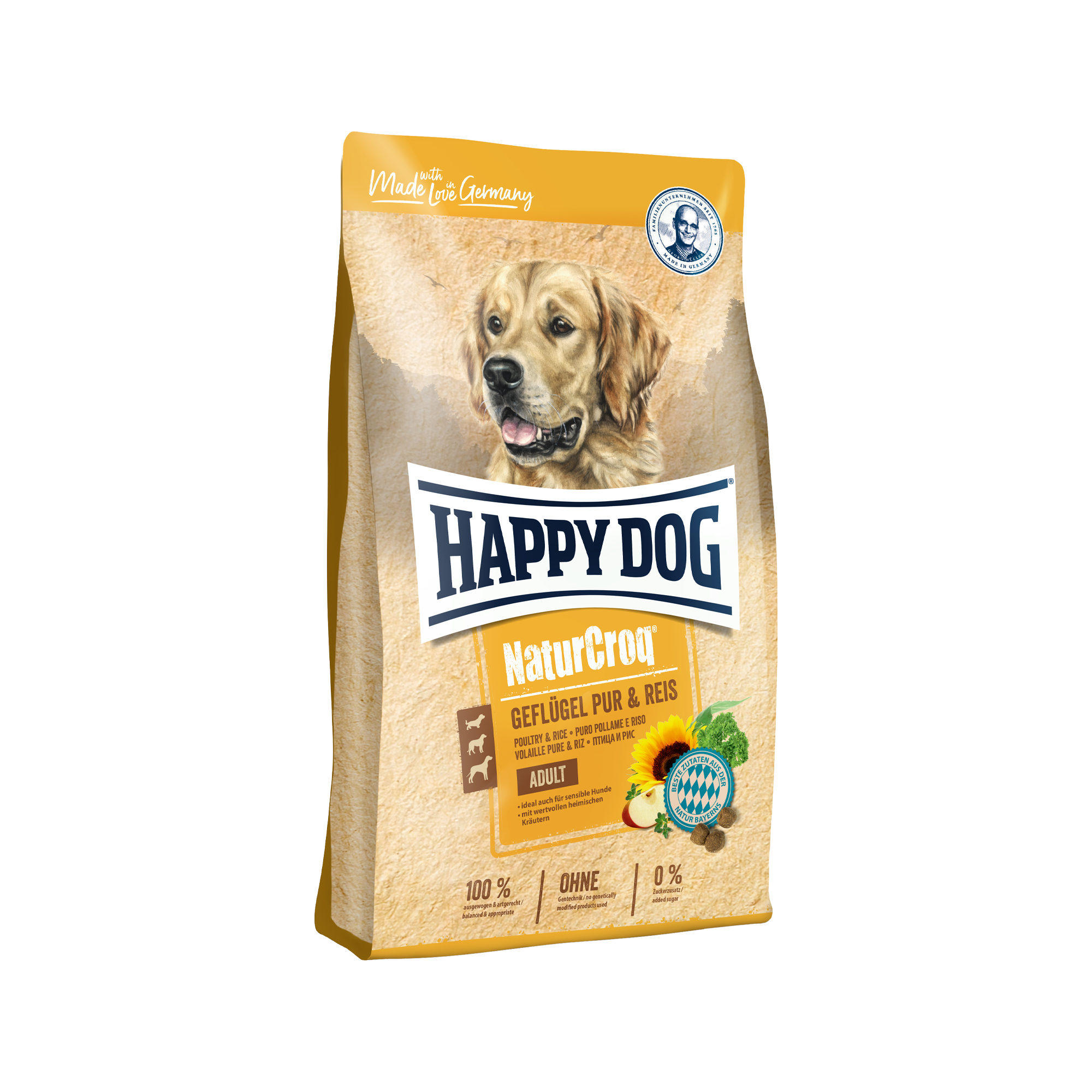 Happy Dog NaturCroq Geflügel Pur & Reis | Hunde