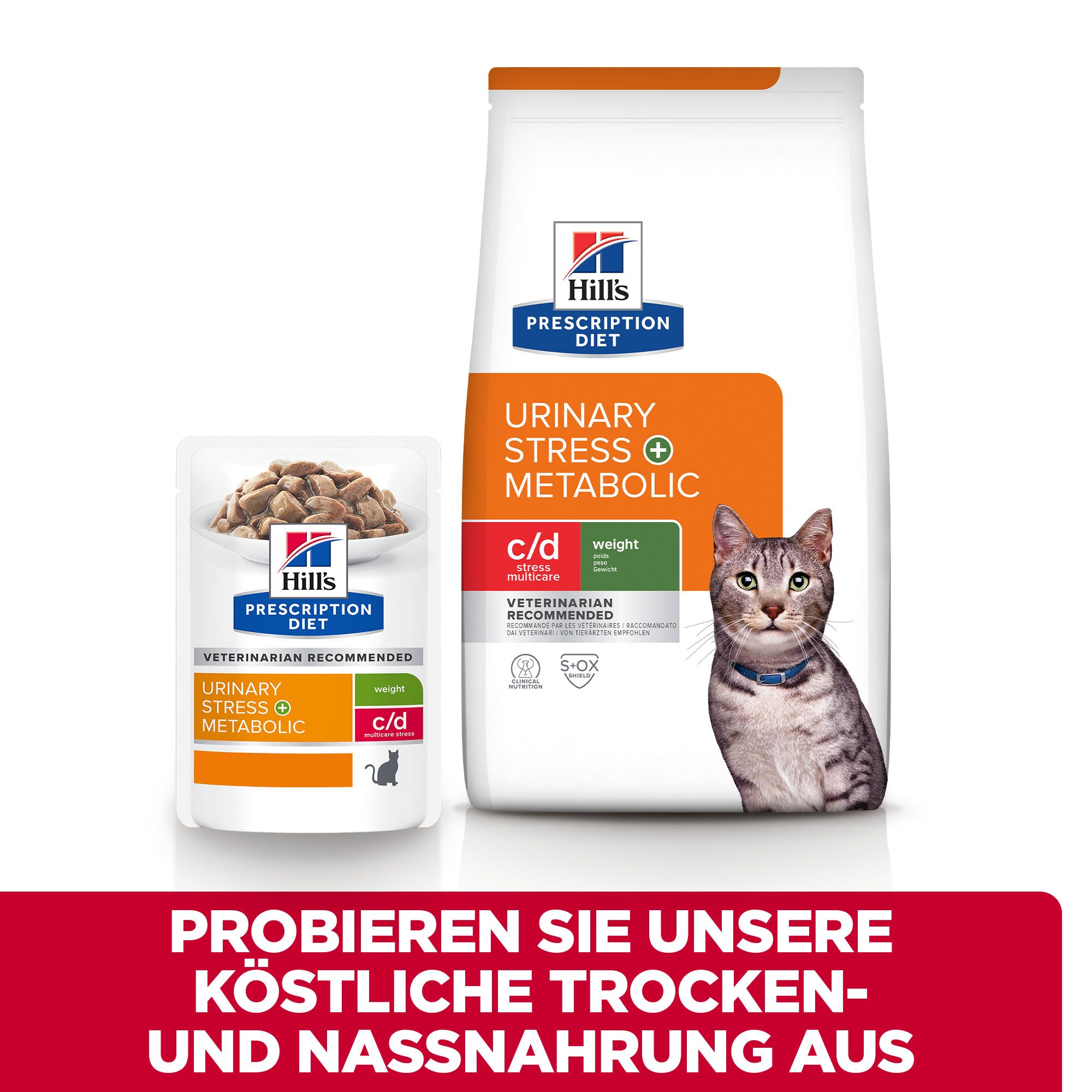 Hill's c/d Urinary Stress + Metabolic Kat | Bestel