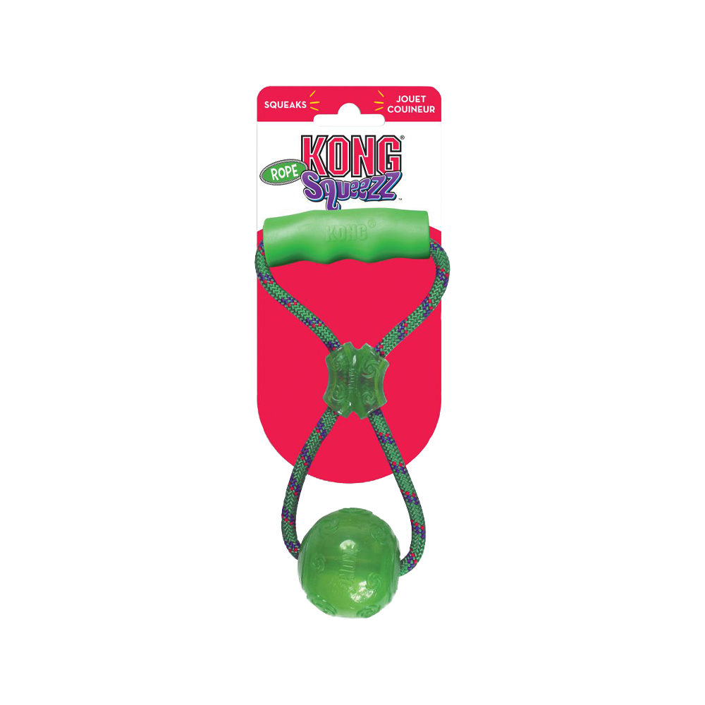 KONG Squeezz Ball With Handle Hond Bestellen
