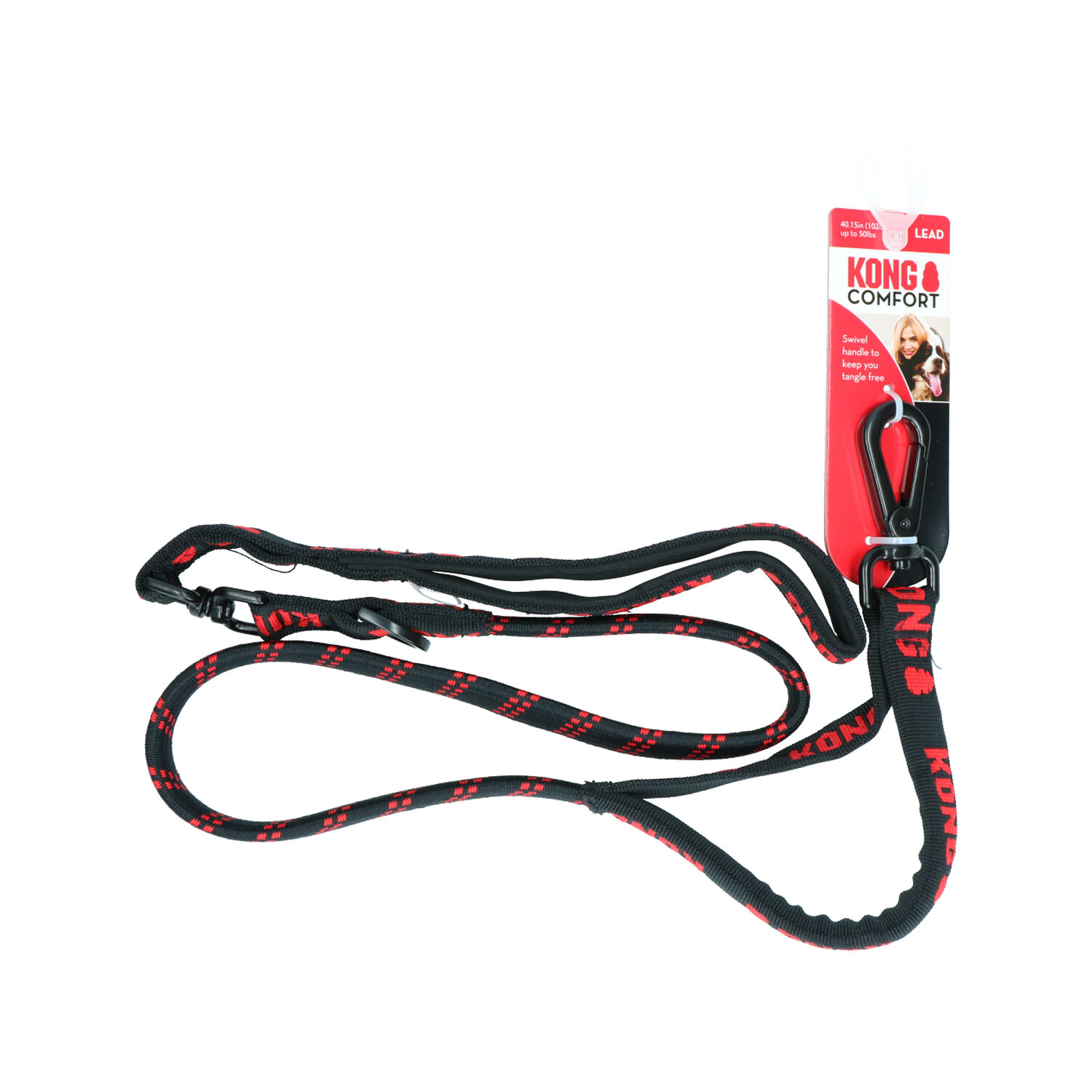 KONG Zeroshock Leash Zwart Hond Bestel