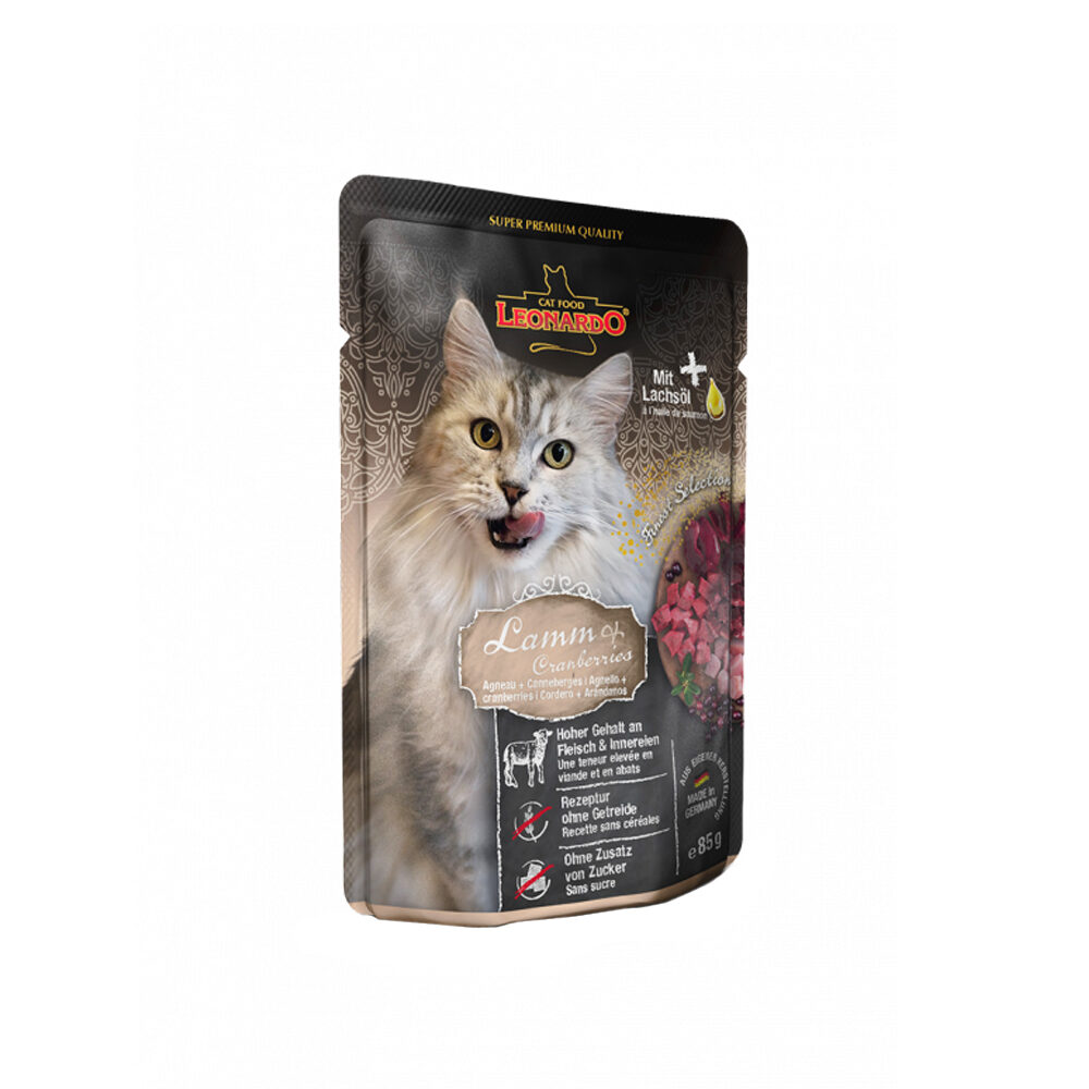LEONARDO Natvoer [6 x 200 g lever] | graanvrij natvoer voor katten | natvoer uit blik