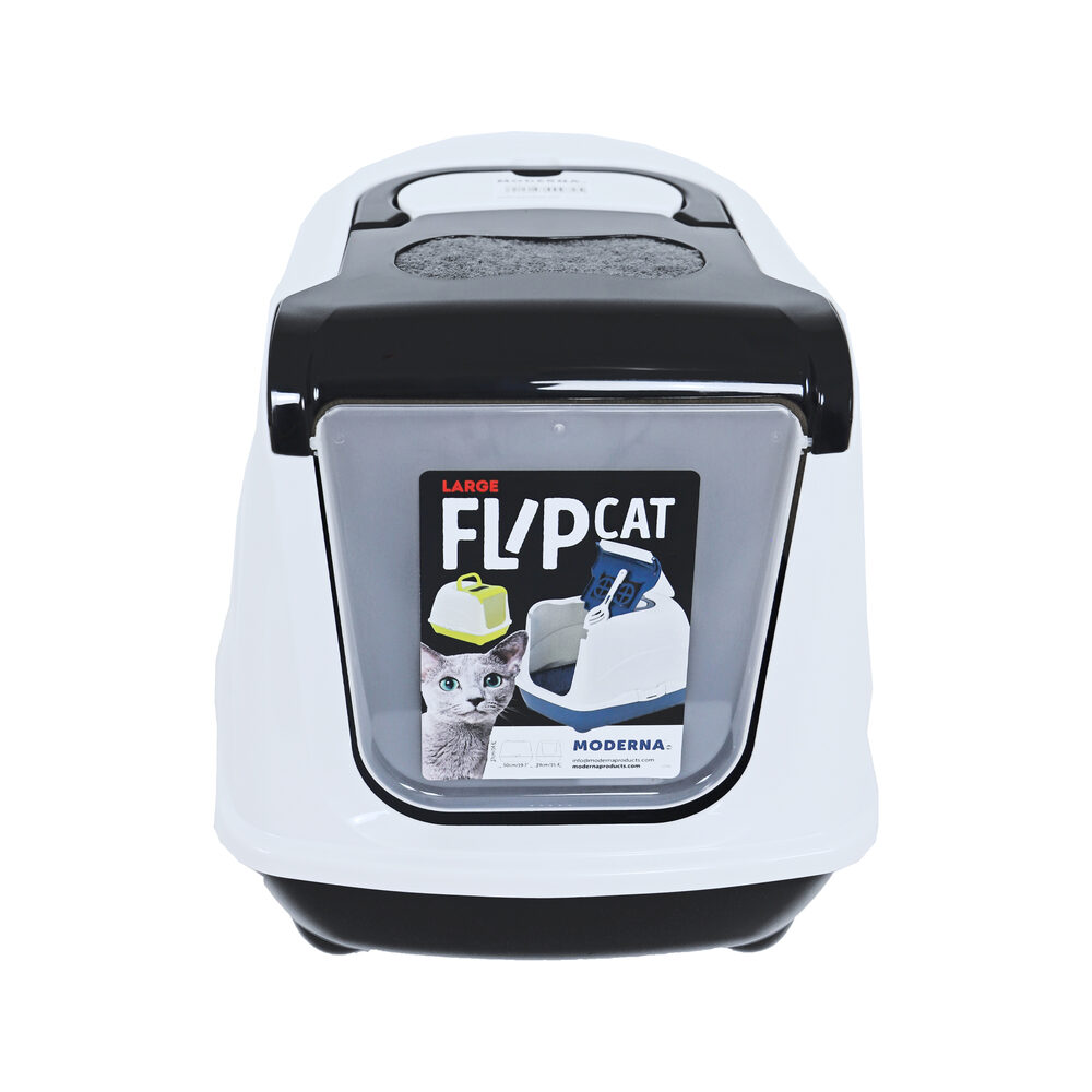 Moderna Flip Litter Box Black Cats Shop
