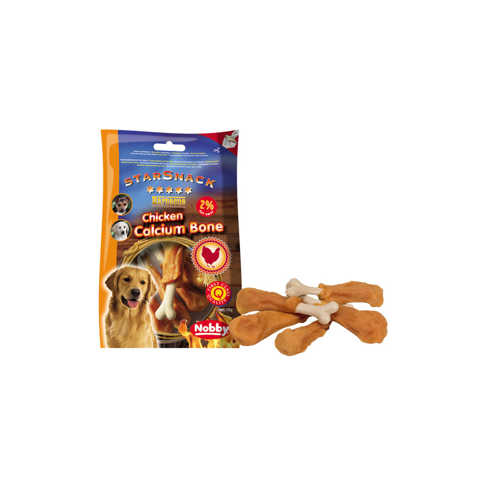 Nobby Starsnack BBQ Chicken Calcium Bone Hunde
