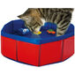 Esoes Kattenzwembad met 3 stuks robotvissen, grappig led-licht