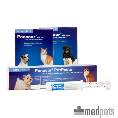 Product afbeelding van Panacur hond en kat