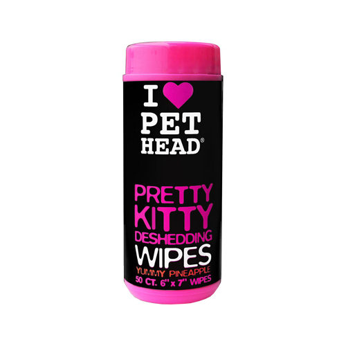Pet Head Pretty Kitty Deshedding Wipes