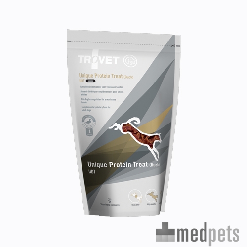 Product afbeelding van TROVET Unique Protein Treats UDT (Duck) Hond - Mini