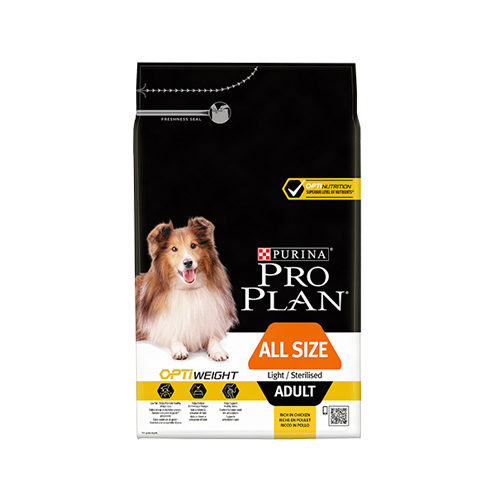 Purina Pro Plan Dog All Size Adult Light/Sterilised | Futter | Medpets.de