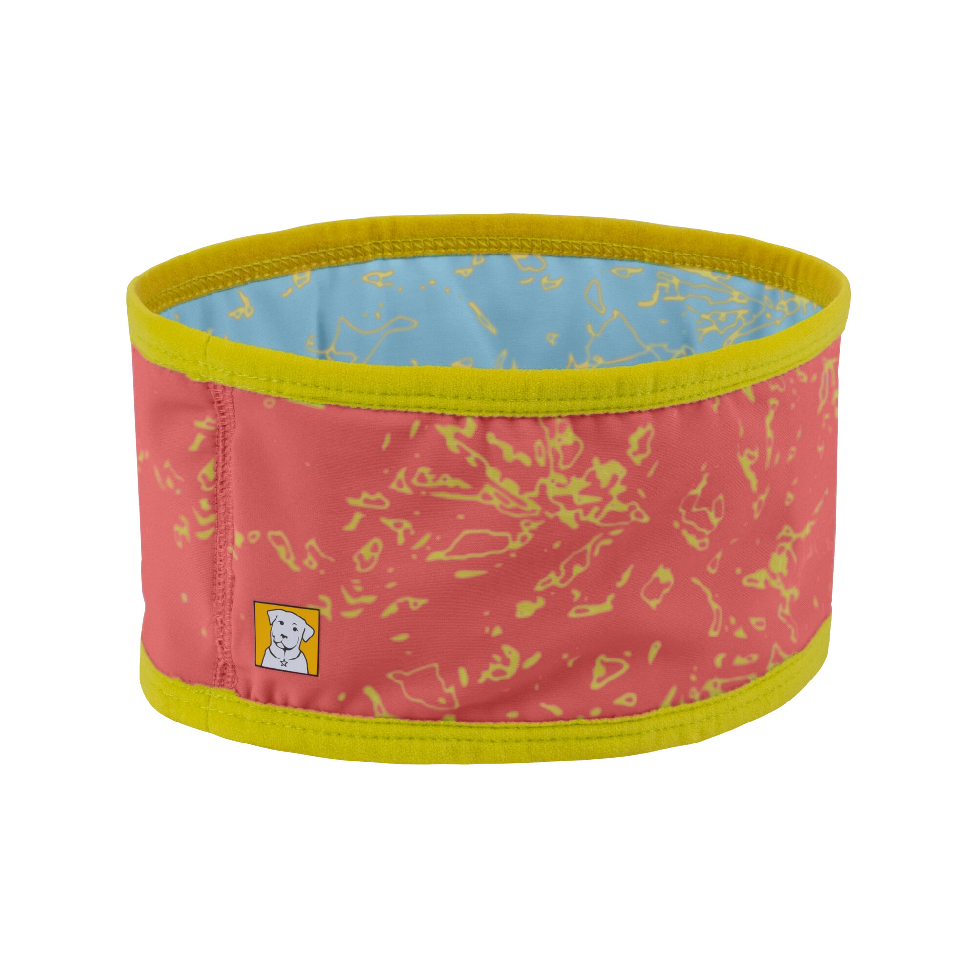 RUFFWEAR Swamp Cooler Neck Gaiter voor honden, SPF 50 wasbare omkeerbare dagelijkse koeling hondenkleding accessoire, herbruikbaar instant cooling-down apparaat voor warm weer, Aurora Teal/Heliotroop