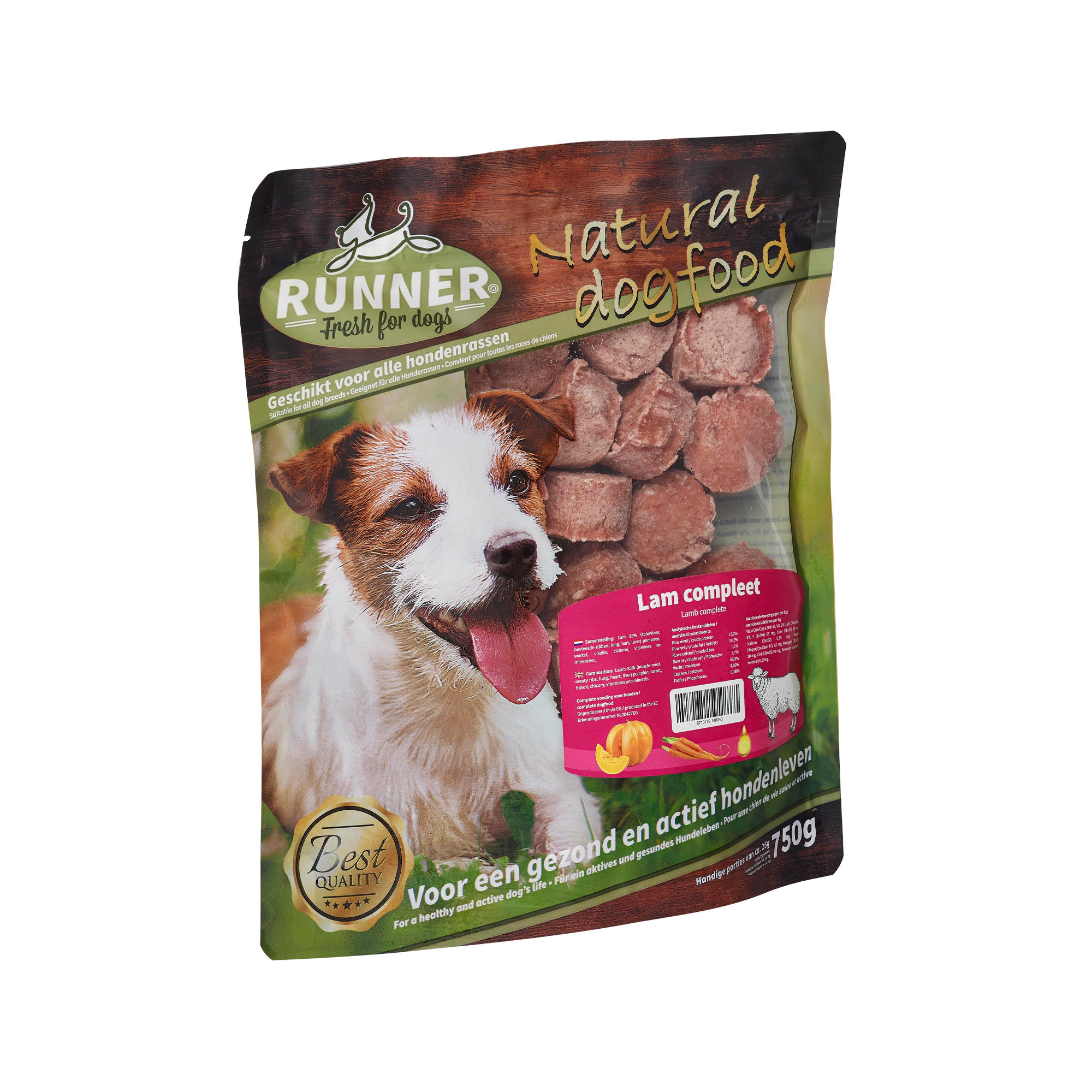Runner Fresh For Dogs Brocken Lamm Hunde