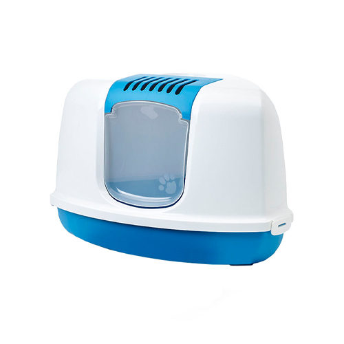Savic Nestor Corner Litter Box Blue&White Shop