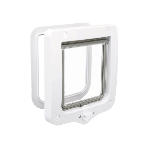 Trixie 4-Wege Freilauftür Elektromagnetisch 21,1 cm x 24,4 cm Weiß Trixie 4-Wege Freilauftür Elektromagnetisch 21,1 cm x 24,4 cm Weiß