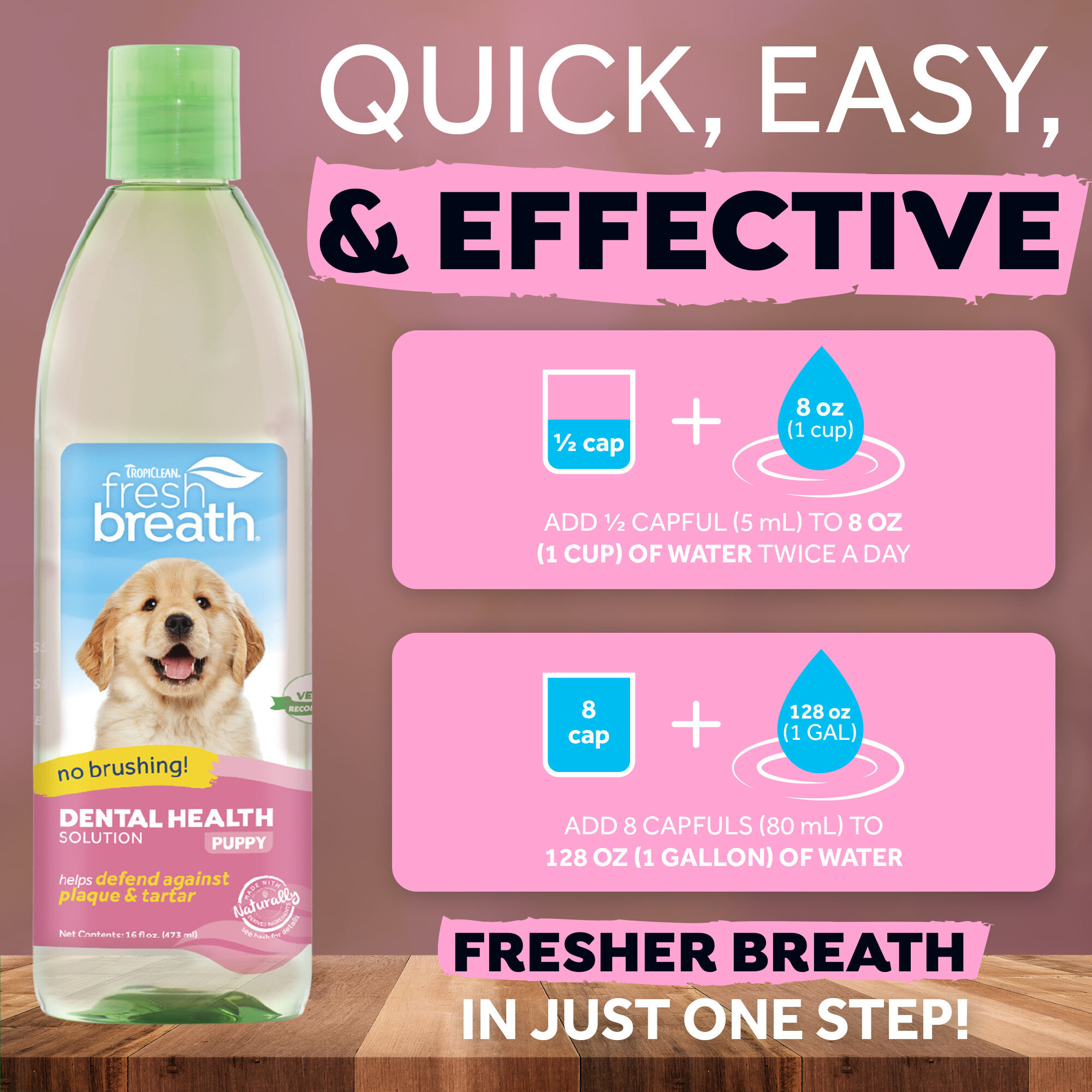 TropiClean Fresh Breath Water Puppies Bestellen