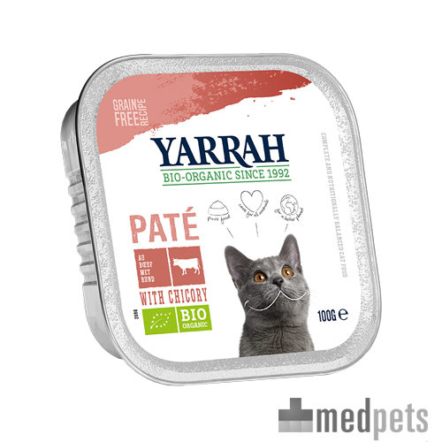 Product afbeelding van Yarrah - Paté Kat Kuipje met Rund Bio