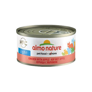 Afbeelding Almo Nature - HFC 70 Light - Kip & Appel - 24 x 70 gram door Medpets.nl