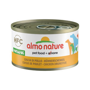 Afbeelding Almo Nature - HFC 95 Natural - 24 x 95 gram - Kippenboutvlees door Medpets.nl