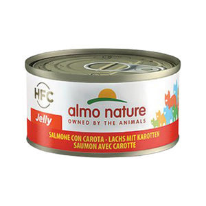 Afbeelding Almo Nature HFC Jelly Zalm met Wortel 70 gr Per 24 (Natural) door Medpets.nl