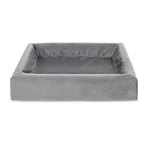 Afbeelding Bia Royal Fluwelen Hoes - 100 x 120 x 15 cm - Grijs door Medpets.nl