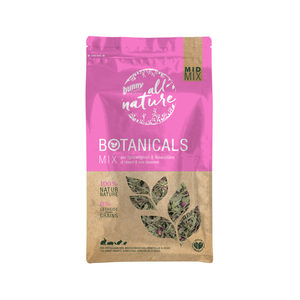 Afbeelding Bunny Nature Mid Mix Botanicals - Rozenkruid & Rozenbloesem - 120 g door Medpets.nl