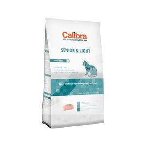 Afbeelding Calibra Cat Hypoallergenic Senior & Light - Kalkoen & Rijst - 2 kg door Medpets.nl