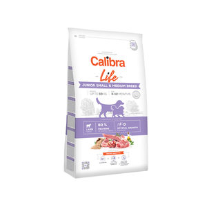 Afbeelding Calibra Dog Life Junior Small & Medium Breed - Lam - 2,5 kg door Medpets.nl