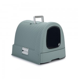 Curver Petlife Katzentoilette – Misty Blue Curver Petlife Katzentoilette – Misty Blue