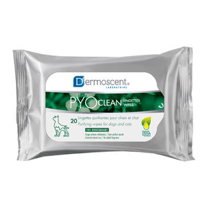 Afbeelding Dermoscent PYOclean Wipes voor honden - 20 stuks door Medpets.nl