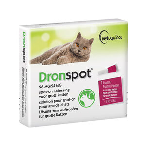 Dronspot Cat – für große Katzen – 2 Pipetten Dronspot Cat – für große Katzen – 2 Pipetten