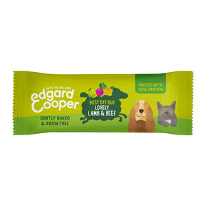 Afbeelding Edgard & Cooper Busy Day Bar - 25 gram - Lam & Rund door Medpets.nl