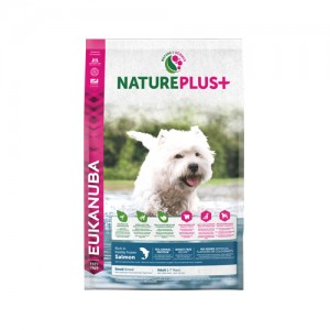 Afbeelding Eukanuba Nature Plus Adult - Salmon - Small - 10 kg door Medpets.nl