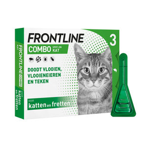 Afbeelding Frontline Combo Spot on Kat 3 pipetten door Medpets.nl