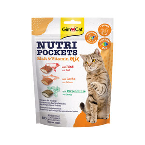 GimCat Nutri Pockets Malt – Vitamin Mix – 150 g
