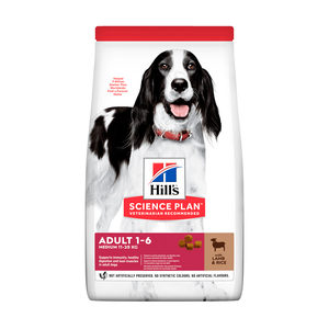Afbeelding Hill's Science Plan - Canine Adult - Medium - Lamb & Rice 18 kg door Medpets.nl