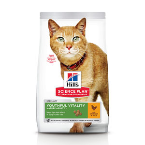 Afbeelding Hill's Adult 7+ Youthful Vitality kattenvoer 1.5 kg door Medpets.nl