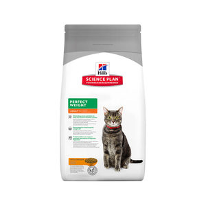 Afbeelding Hill's Adult Perfect Weight kattenvoer 3 kg door Medpets.nl