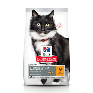 Afbeelding Hill's Science Plan - Feline Mature Adult - Sterilised - Chicken - 300 g door Medpets.nl