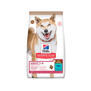 Afbeelding Hill's Science Plan No Grain Hondenvoer Tonijn - Adult Medium - 2,5 kg door Medpets.nl