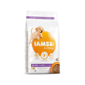 Afbeelding IAMS Dog Puppy & Junior - Large - 3 kg door Medpets.nl