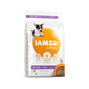 Afbeelding Iams Puppy & Junior Small/Medium hondenvoer 12 kg door Medpets.nl