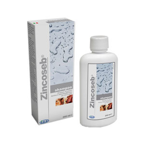 Afbeelding ICF Zincoseb Shampoo - 250 ml door Medpets.nl