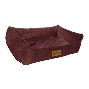 Afbeelding Nobby Design Hondenmand Velours - Bordeaux - 90 x 70 cm door Medpets.nl