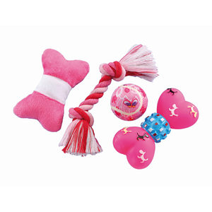 Afbeelding Nobby Puppy Starter Set Roze door Medpets.nl